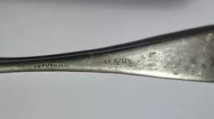 Vajilla de placa plateada publicitaria M&H 7" de H&T Mfg - Imagen 1 de 4