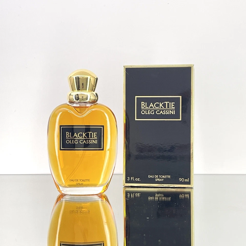 BLACK TIE  by OLEG CASSINI for WOMEN 90ml-3oz EDT Spray DISCONTINUED (HE45 - Image 1 of 1