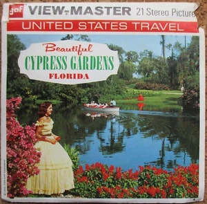 3 VIEW-MASTER 3D BILDSCHEIBEN - CYPRESS GARDENS - Bild 1 von 3