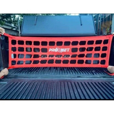 Red roja ProNet tamaño mediano camioneta pickup puerta trasera para Toyota Nissan GMC Dodge etc. Foto 1 de 4