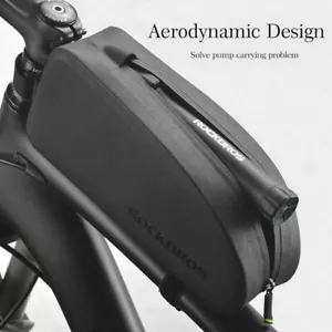 ROCKBROS Bicycle Top Tube Pouch Bike Front Frame Bag Waterproof Bike Accessories - Picture 1 of 4