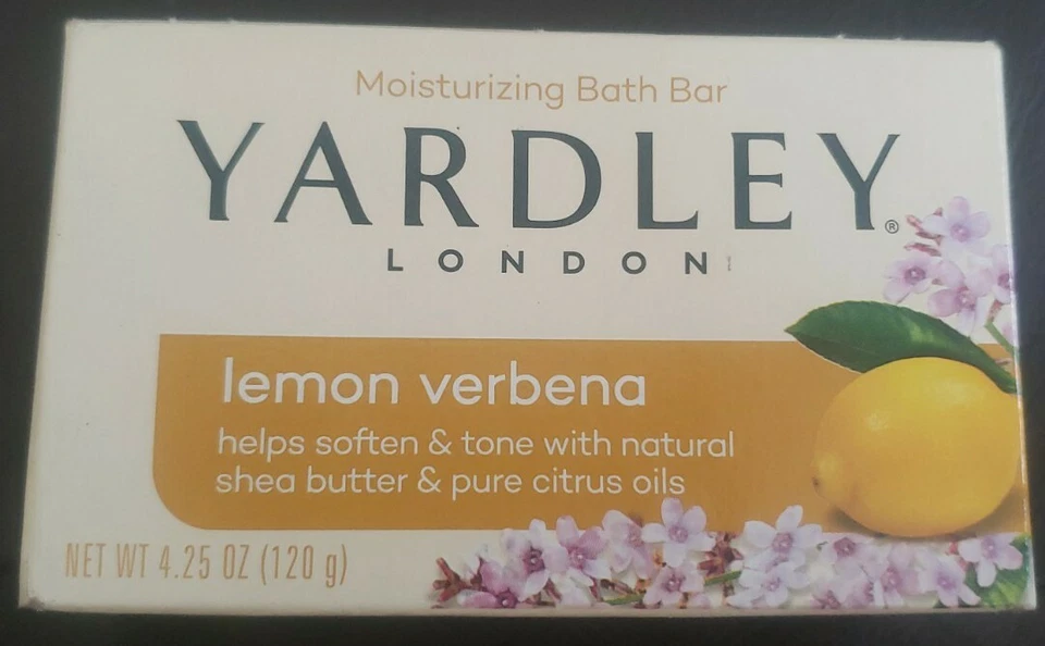 Yardley London Lemon Verbena Naturally Moisturizing Bath Bar, 4.25 ounce - Image 1 of 1