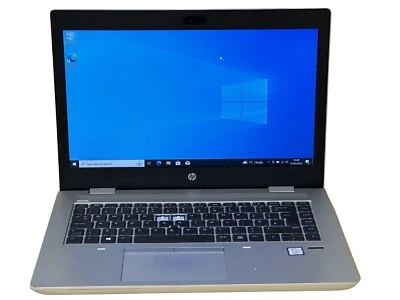 HP Probook 640 G4 Laptop i5 8250U 8th Gen 8GB RAM 256GB SSD Windows 10 WIFI HB1 - Image 1 of 4