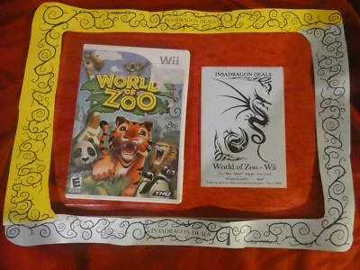 World of Zoo (Nintendo Wii, 2009) Disc Very Good Cond -  Complete CiB Tested - Image 1 of 3