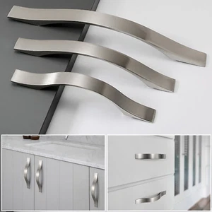 Modern Kitchen Cabinet Pulls Aluminum Alloy Cupboard Drawer Handles Hardware Lot - Picture 1 of 8