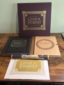 Inside HBO's Game of Thrones: Collector's Edition Hardcover + Maps + Portfolio - Picture 1 of 10