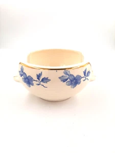 V&b Villeroy & Boch Lübeck Ashtray Monika Blue White Vintage Floral Decor - Picture 1 of 7