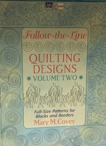 Follow-the-Line Quilting Designs Volume Two : Full-Size Patterns for Blocks... - Imagen 1 de 8