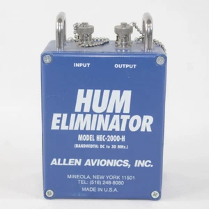 Allen Avionics, Inc Hum Eliminator Model HEC-2000-H Made in USA - Picture 1 of 5