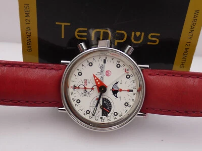 ALAIN SILBERSTEIN KRONO 2 BAUHAUS TRIPLE DATE MOONPHASE AUTOMATICO ACCIAIO WATCH - Immagine 1 di 4