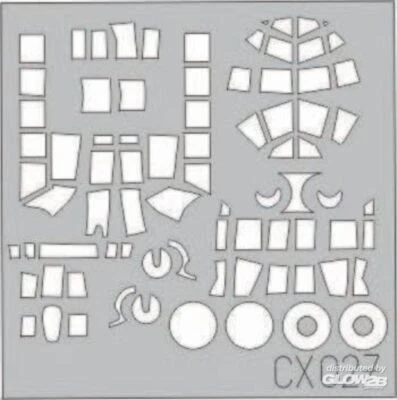 Eduard Express Masque Junkers Ju 88A-4 - 1:72 Modèle-kit Film de Masquage - Image 1 of 2