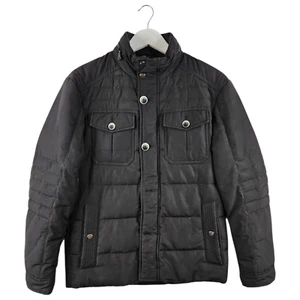Hugo Boss Mens Black Daikim Down Puffer Jacket Size Small S - Picture 1 of 16