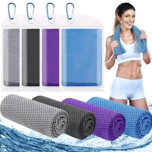 4 Pack Cooling Towels for Neck and Face, Gym Towel - Picture 1 of 7