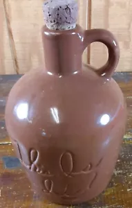 Piccola brocca marrone This Is It melasses Moonshine vaso ceramica sughero - Foto 1 di 4