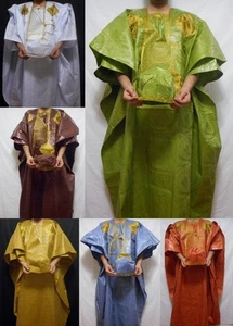 Grand Bou Bou African Mens pant set Boho Heppie Ethnic Dashiki Brocade Suit 4Pc - Picture 1 of 70