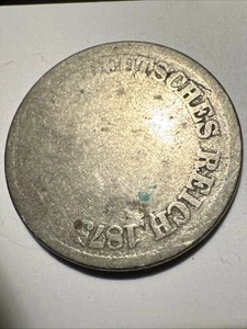 1875~ H GERMANY ~ 10 Pfenning  ~ German Deutsches Reich ~ Coin ~ 90% Silver BinS - Picture 1 of 5