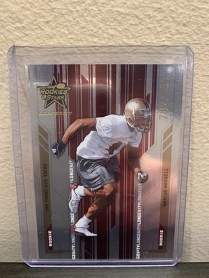 Marcus Maxwell 2005 Leaf Rookies & Stars Longevity Rookie /999 #184 RC SF 49ers - Image 1 of 2