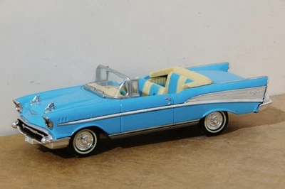 МАСШТАБ 1/43 ЛИТАЯ МОДЕЛЬ, DINKY DY-27A2, 1957 CHEVROLET BEL AIR КАБРИОЛЕТ. V.G - Изображение 1 из 4
