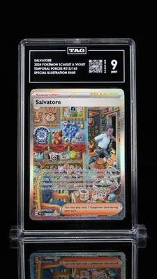 TAG 9 - #212 Salvatore 2024 S&V Temporal Forces Special Illustration  Rare - Image 1 of 4