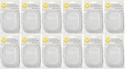 Wilton 50 unidades blancas pequeñas tazas para hornear pan, 3 1/4 x 2 pulgadas (paquete de 12) Foto 1 de 3