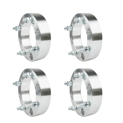 4X Wheel Spacers 4x137 1.5" 110mm M10x1.25 For 2012 Kawasaki Prairie 360 Silver - Image 1 of 4