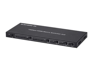Monoprice Blackbird 4K HDMI Matrix 4x2 HDR 18G 4K@60Hz YCbCr 4:4:4 EDID Coaxi... - Afbeelding 1 van 6