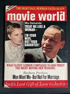 Movie World Magazine Mia Farrow Frank Sinatra November 1967 ELVIS PRESLEY - Picture 1 of 3