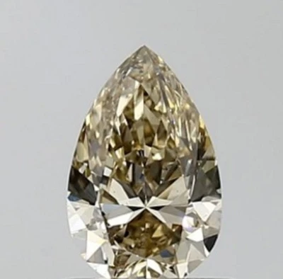 0.59 Ct Natural GIA Diamond CERTIDIED 5x3 mm Setting Loose Pear O-P/VS Clarity - Image 1 of 4
