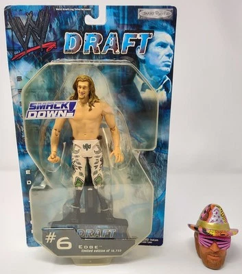 Figura de lucha libre WWF WWE Jakks #6 2002 selección borrador EDGE edición limitada de 18.750 Foto 1 de 4