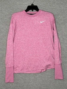 Nike Laufshirt Damen Größe Large Rosa Langarm Dri-Fit Poly Elasthan - Bild 1 von 8