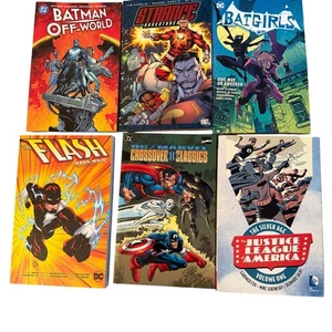 Vintage Dc & Marvel Comic Book Collection Mixed Graphic Novel Lot - Picture 1 of 5