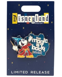 Disneyland Resort The Magic Is Back Sorcerer Mickey Limited Release Pin New - Picture 1 of 2