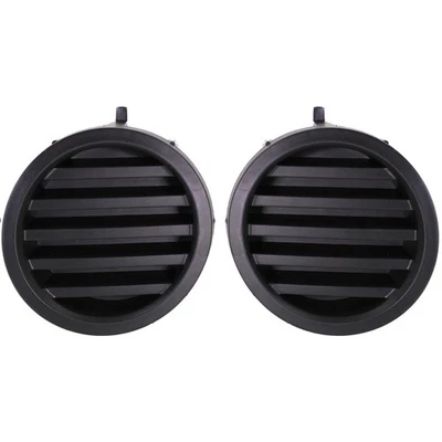 Fog Light Cover Set For 2004-2015 Nissan Titan 2005-2007 Armada Black Front - Image 1 of 4