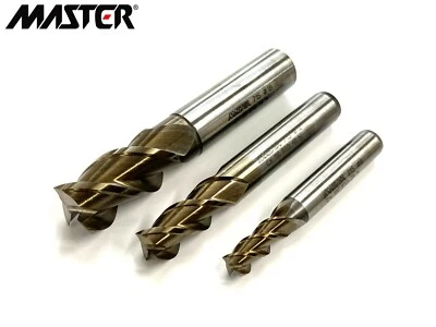 MASTER Frese a candela cilindriche per lavorazione di Acciai legati e Inox in HSS-CX120