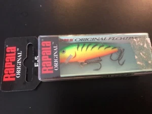 RAPALA F-5 Firetiger galleggiante originale nuovo con scatola - Foto 1 di 1