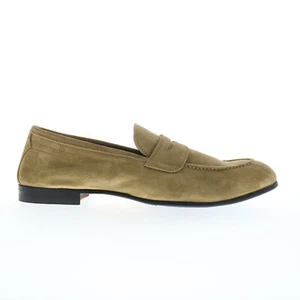 Di Bianco Agata Suede Mens Brown Suede Loafers & Slip Ons Penny Shoes 10.5 - Picture 1 of 8