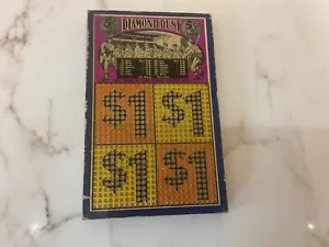 Diamond dust punchboard 1930's Babe Ruth Lou Gehrig - Picture 1 of 5