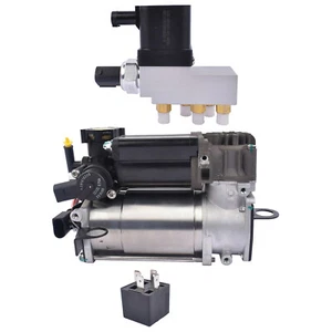 Luftfederung Kompressor + Ventilblock für Mercedes-Benz W211 S211 C219 Airmatic - Bild 1 von 7