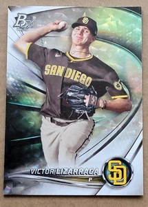 2022 Bowman Platinum Ice Foil Victor Lizarraga Padres Prospect #TOP-83 - Picture 1 of 2