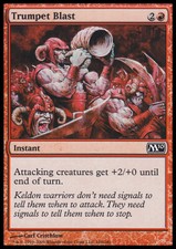 Magic the Gathering MTG Trumpet Blast (160) Magic 2010   LP
