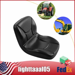 Asiento negro respaldo alto tractor compacto John Deere 655 755 855 y 955 - Imagen 1 de 12