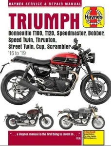 Triumph Bonneville / Bobber Repair Manual 2016-2019 - Picture 1 of 1