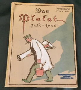DAS PLAKAT Original Issue Good Condition Complete 1916 Juli July Amazing Plates - Picture 1 of 7