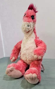 Juguete de peluche de dinosaurio Build A Bear APATOSAURUS 20" rosa blanco peluche suave - Imagen 1 de 5