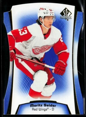 2021-22 SP Authentic Die Cuts Blue #DC-19 Moritz Seider RC - Image 1 of 2
