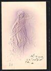 Jugendstil, antike weibliche Figur, Ansichtskarte 1903 