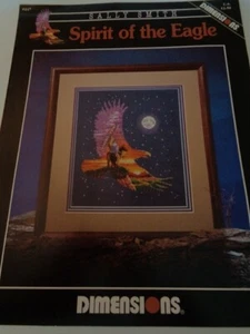 TABLA DE PUNTO DE CRUZ DIMENSIONS SPIRIT OF THE EAGLE #247 NUEVA - Imagen 1 de 2