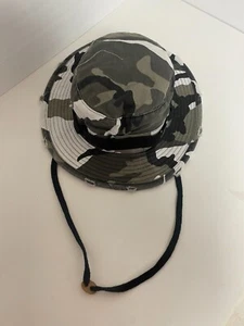 Sombrero militar camuflaje cubo ala ancha sol pesca arbusto gorra booney - Imagen 1 de 4
