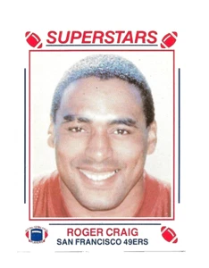 Fútbol americano MSA Superstars Roger Craig San Francisco 49ers 1990 - Imagen 1 de 8