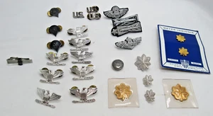 USAF navigator pins lot of 23 and major rand oak leaf as seen in pictures - Picture 1 of 12
